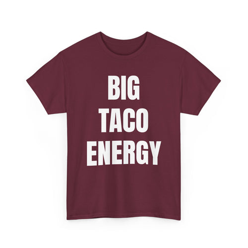 Big Taco Energy ↓ — Black Tee