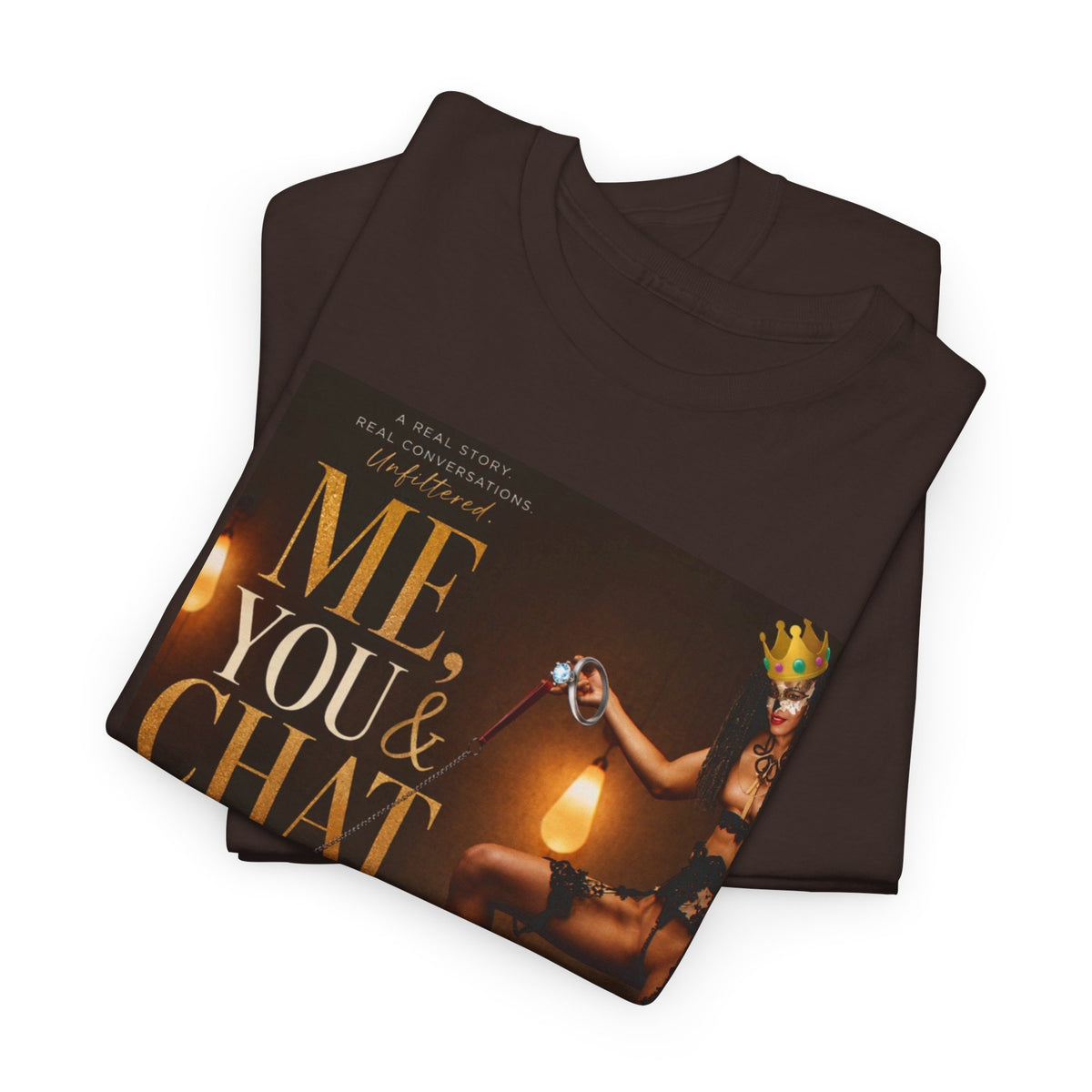 Me, You & Chat — Book Cover Tee