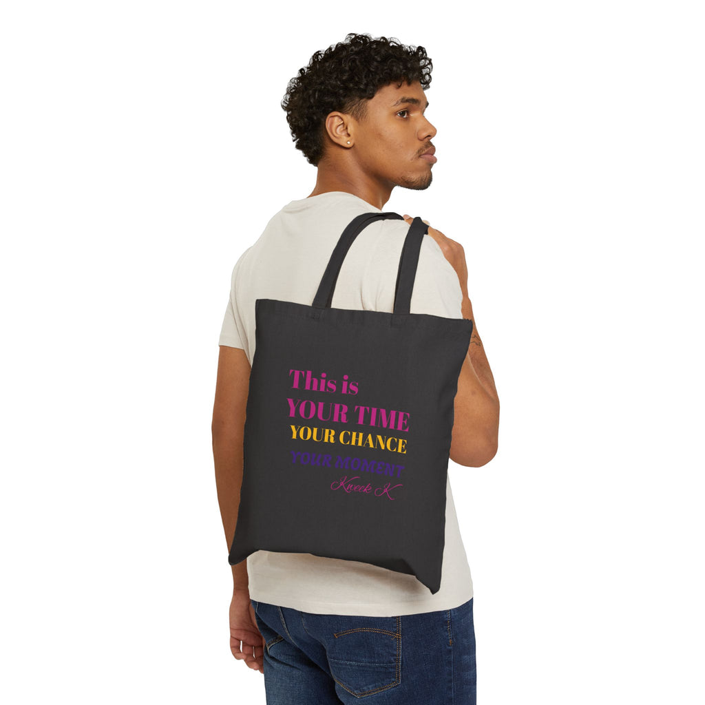 This is your Time -Cotton Canvas Tote Bag