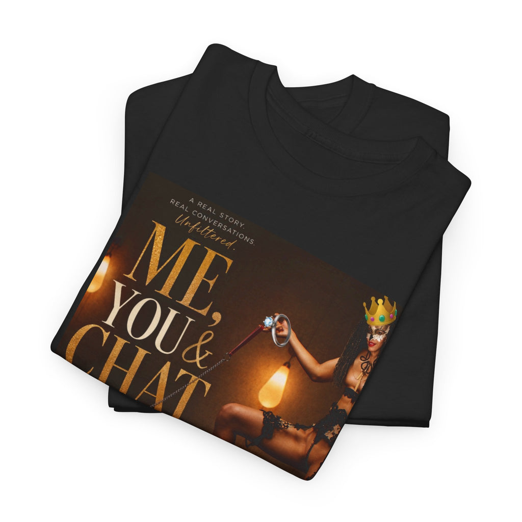 Me, You & Chat — Book Cover Tee