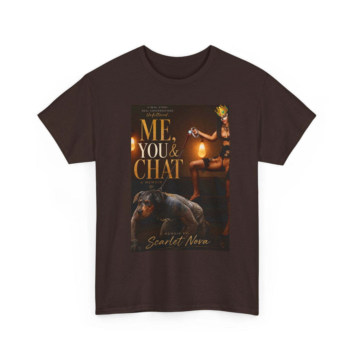 Me, You & Chat — Book Cover Tee